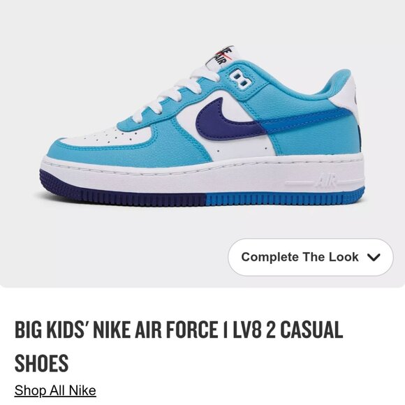 Big Kids Nike Air Force 1 LV8 Split - 5 Youth - Picture 11 of 13